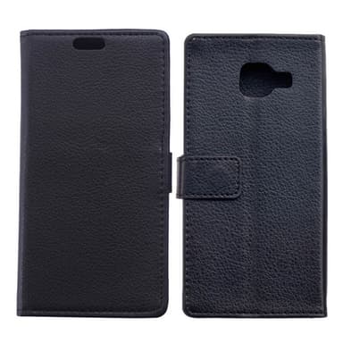 Lompakkokotelo 2-kortti Samsung Galaxy A9 2016 (SM-A900F)  - musta