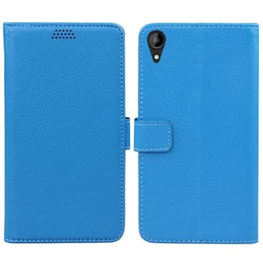 Lompakkokotelo 2-kortti HTC Desire 825  - sininen