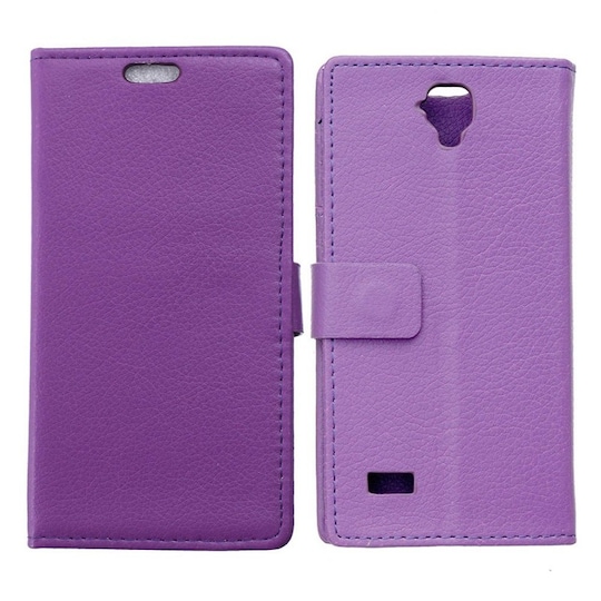 Lompakkokotelo 2-kortti Huawei Y5 / Y560  - violetti