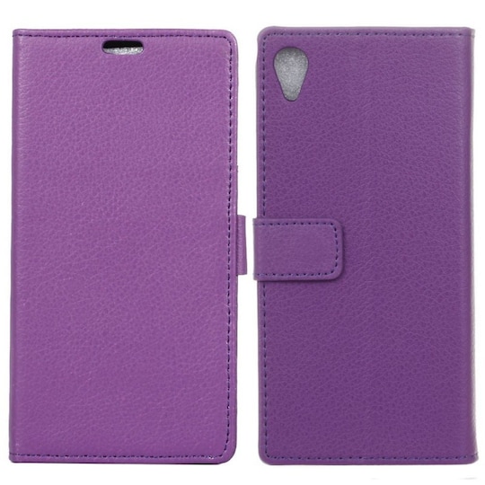 Lompakkokotelo 2-kortti Sony Xperia X (F5121)  - violetti