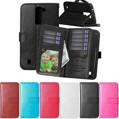 Lompakkotelo Flexi 9-kortti LG K7 (K332)  - pinkki