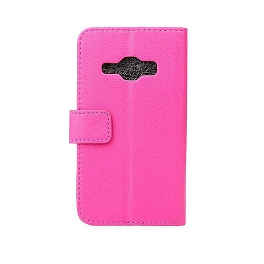 Lompakkokotelo 2-kortti Samsung Galaxy J1 2016 (SM-J120F)  - pinkki