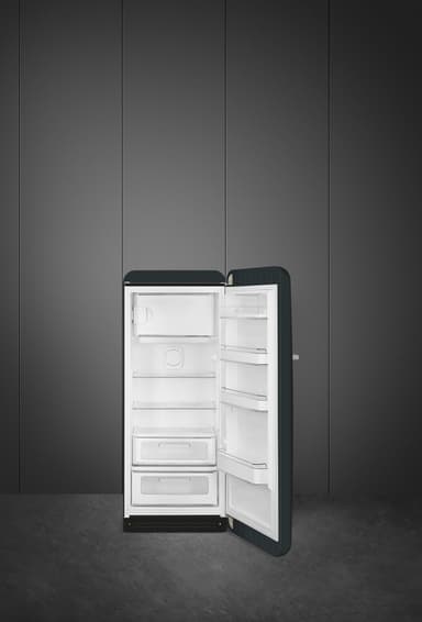 Smeg 50's Style jääkaappi pakastelokerolla FAB28RDBLV5 (musta)
