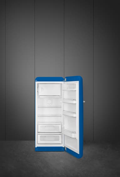 Smeg 50's Style jääkaappi pakastelokerolla FAB28RBE5 (sininen)