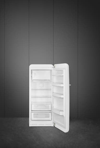 Smeg 50's Style jääkaappi pakastelokerolla FAB28RWH5 (valkoinen)