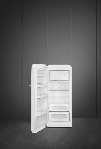 Smeg 50's Style jääkaappi pakastelokerolla FAB28LWH5 (valkoinen)