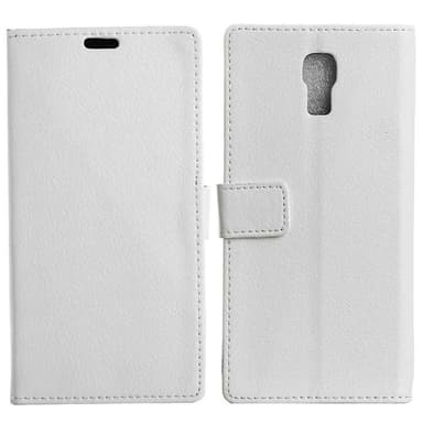 Lompakkokotelo 2-kortti LG X Screen (K500N)  - valkoinen