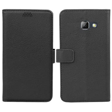 Lompakkokotelo 2-kortti Samsung Galaxy A3 2017 (SM-A320F)  - musta