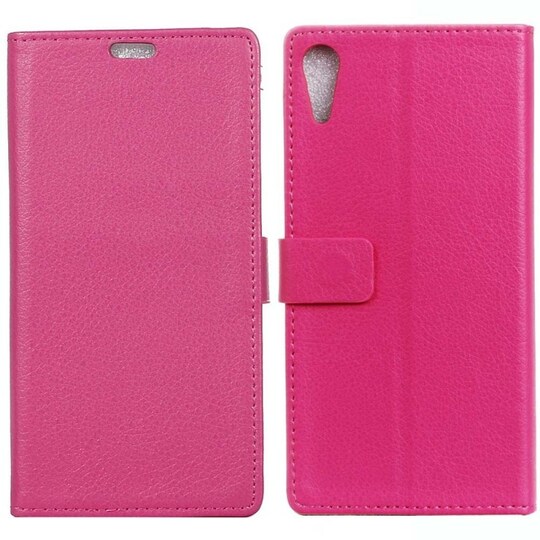 Lompakkokotelo 2-kortti HTC Desire 830  - pinkki
