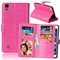 Lompakkotelo Flexi 9-kortti LG X Power (K220)  - pinkki