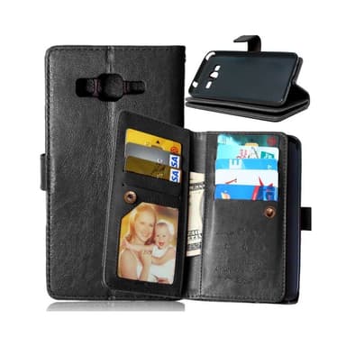 Lompakkotelo Flexi 9-kortti Samsung Galaxy Grand Prime (SM-G530F)  - m