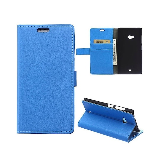 Lompakkokotelo 2-kortti Microsoft Lumia 540 (RM-1141)  - sininen