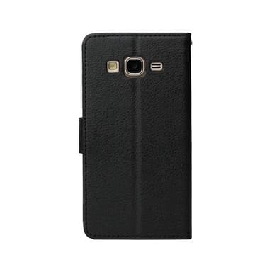 Lompakkokotelo 2-kortti Samsung Galaxy On5 (SM-G550F)  - musta