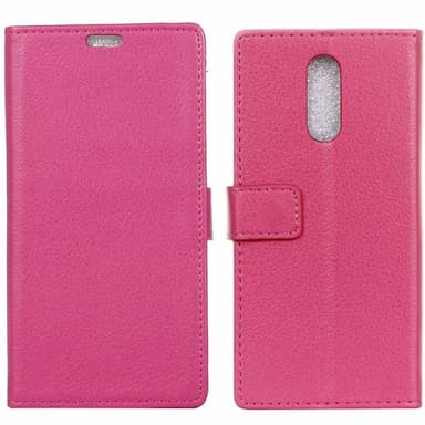 Lompakkokotelo 2-kortti ZTE Axon 7  - pinkki