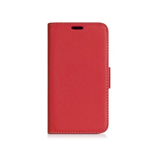 Lompakkokotelo 2-kortti HTC Desire 200  - punainen