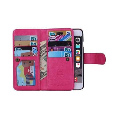 Kaksinkertainen läppämagneetti 2i1 Apple iPhone 7, 8  - pinkki