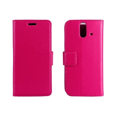 Lompakkokotelo 2-kortti HTC ONE E8  - pinkki