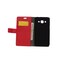 Lompakkokotelo 2-kortti Samsung Galaxy J2 (SM-J200F)  - punainen