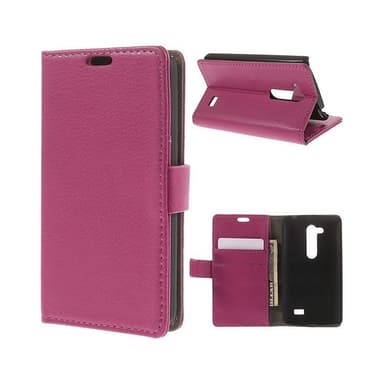 Lompakkokotelo 2-kortti LG L Fino (D290N)  - pinkki