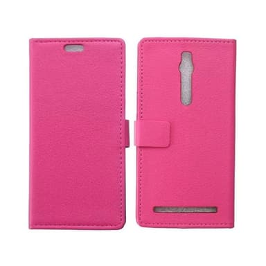 Lompakkokotelo 2-kortti Asus Zenfone 2 (ZE551ML)  - pinkki