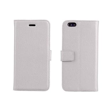 Lompakkokotelo 2-kortti Apple iPhone 6 Plus / 6S Plus  - valkoinen