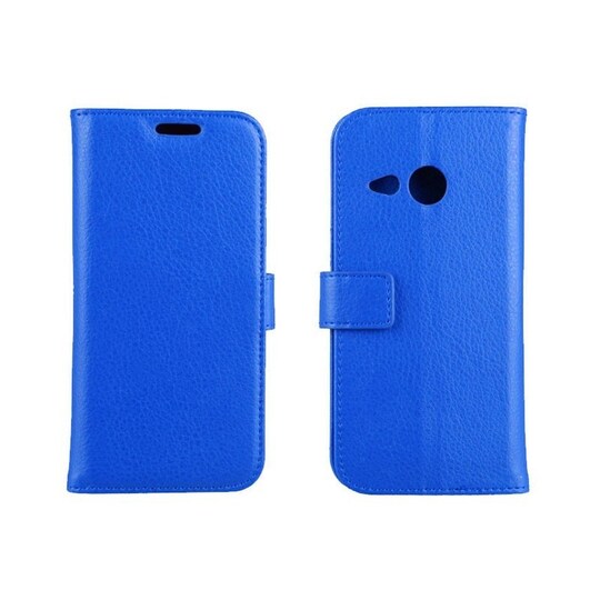 Lompakkokotelo 2-kortti HTC ONE M8 Mini  - sininen