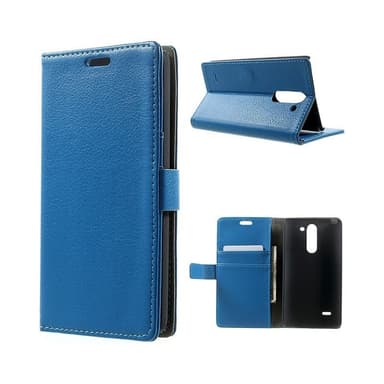 Lompakkokotelo 2-kortti LG G3 Stylus (D690N)  - sininen