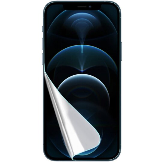 Näytönsuoja 3D Pehmeä HydroGel Apple iPhone 12 Pro Max (6.7"")