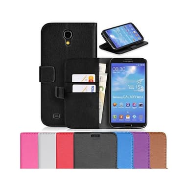 Lompakkokotelo 2-kortti Samsung Galaxy Mega 6.3 ( GT -i9200)  - musta