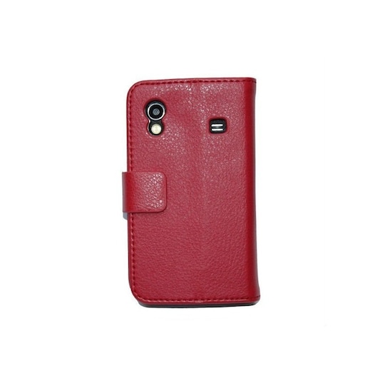 Lompakkokotelo 2-kortti Samsung Galaxy Ace ( GT -s5830)  - punainen