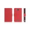 Lompakkokotelo 2-kortti Sony Xperia C (c2303)  - punainen
