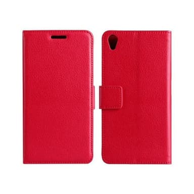 Lompakkokotelo 2-kortti Sony Xperia Z3 (D6603)  - punainen