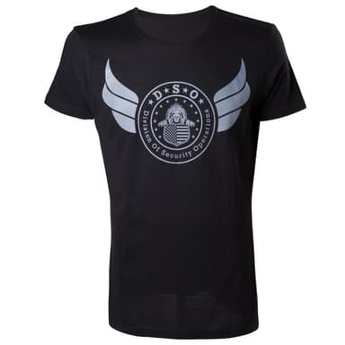 T-paita Resident Evil - D.S.O. teema musta (XL)