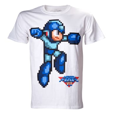 Nintendo t-paita - Megaman (valkoinen) (S)