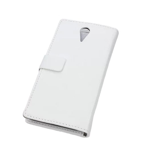 Lompakkokotelo 2-kortti HTC Desire 700  - valkoinen