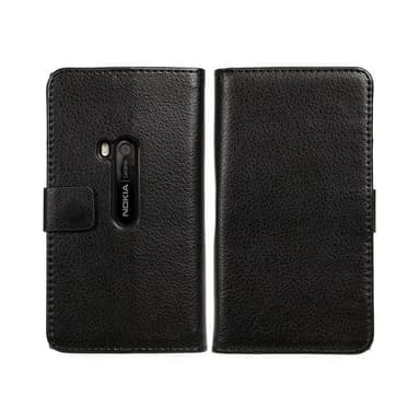 Lompakkokotelo 2-kortti Nokia Lumia 920 (RM-820)  - musta