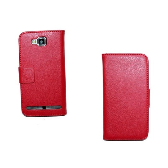 Lompakkokotelo 2-kortti Samsung Galaxy ATIV S ( GT -i8750)  - punainen