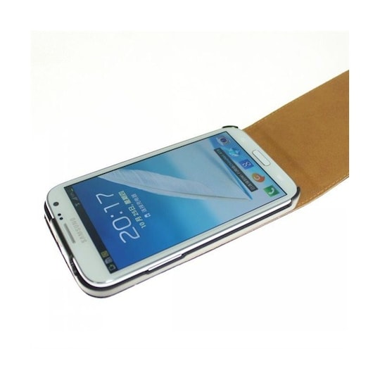 Flip Case Samsung Galaxy Note 2 ( GT -N7100)  - vaaleanpunainen