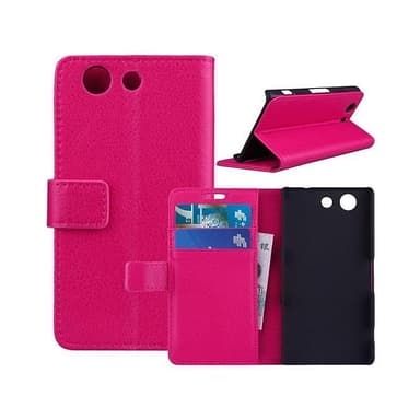 Lompakkokotelo 2-kortti Sony Xperia Z3 Compact (D5803)  - pinkki