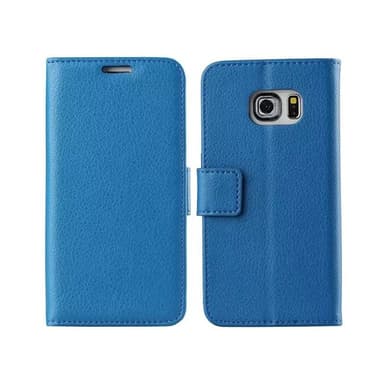 Lompakkokotelo 2-kortti Samsung Galaxy S6 Edge (SM-G925F)  - sininen