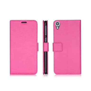 Lompakkokotelo 2-kortti HTC Desire 820  - pinkki