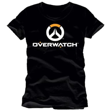 Overwatch t-paita - logo (musta) (S)