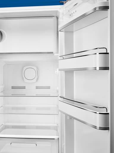Smeg 50's Style jääkaappi pakastelokerolla FAB28RBE5 (sininen)