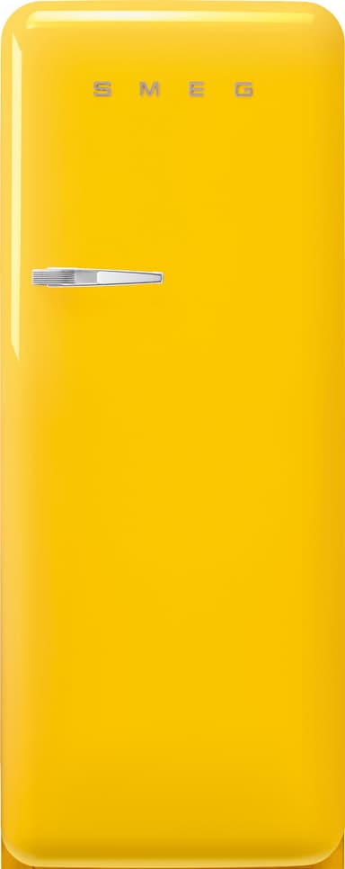 Smeg 50's Style jääkaappi pakastelokerolla FAB28RYW5 (keltainen)