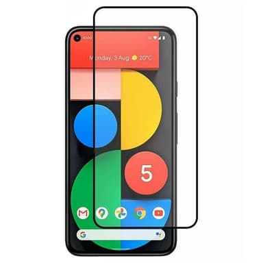 5D-lasinen näytönsuoja Google Pixel 5