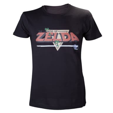 The Legend of Zelda t-paita - Retro (musta) (L)