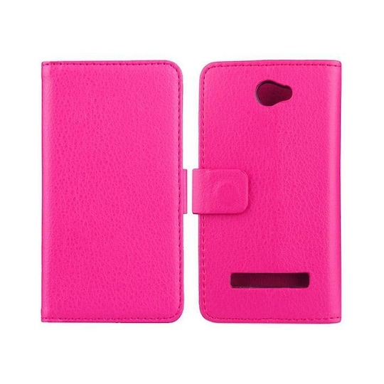 Lompakkokotelo 2-kortti HTC Windows Phone 8S (A620e)  - pinkki