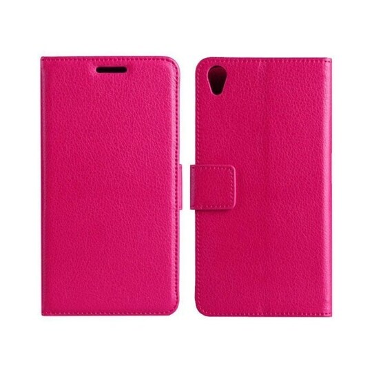 Lompakkokotelo 2-kortti Sony Xperia M4 Aqua (E2303)  - pinkki