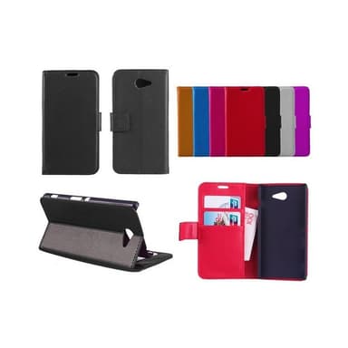 Lompakkokotelo 2-kortti Sony Xperia M2 (D2303)  - ruskea