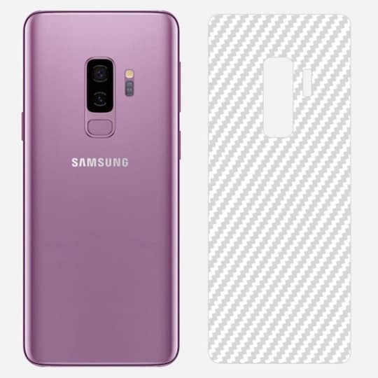 Hiilikuitu ihoa suojaava muovi Samsung Galaxy S9 Plus (SM-G965F)
